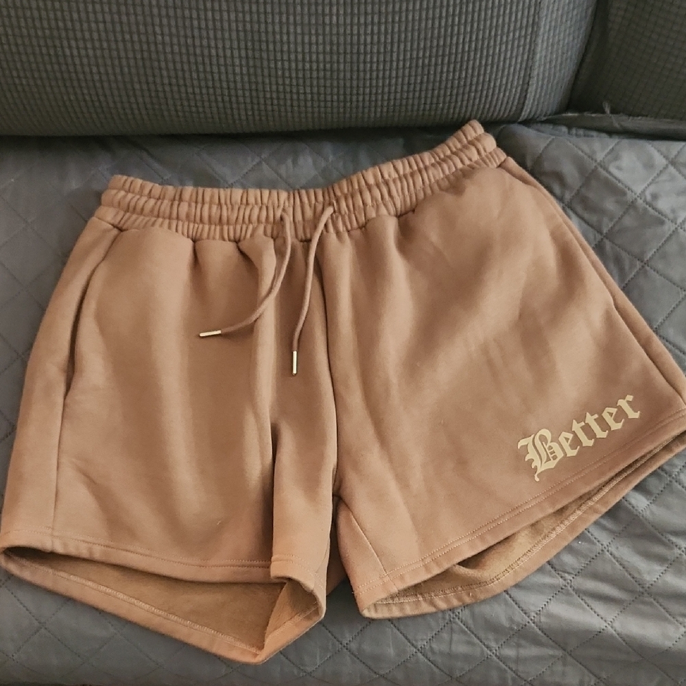The Get Better Today Brand Tan‎ Shorts, Size Large